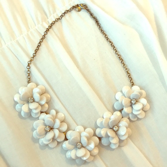 J. Crew Factory Jewelry - J. Crew flower necklace